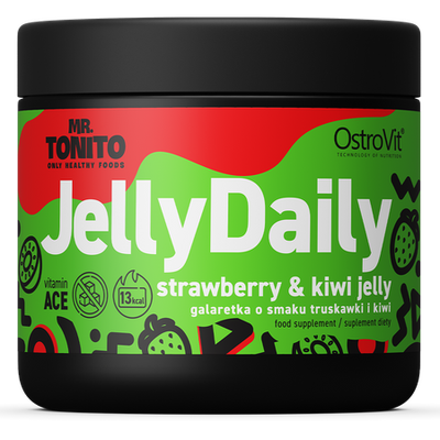 Ostrovit - Mr. Tonito Jelly Daily 350 g Strawberry Kiwi - Mr. Tonito Jelly Daily 350 g Strawberry Kiwi