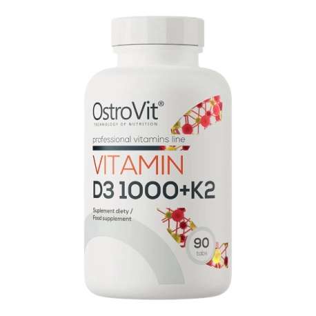 Ostrovit Vitamin D3 1000 + K2 90tab. Vitamin D3 1000 + K2 90tab.
