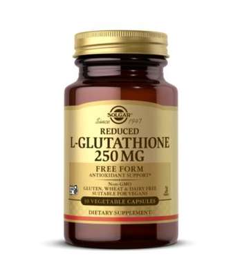 Solgar - L-Glutathione 250mg 30kaps. - L-Glutathione 250mg 30kaps.