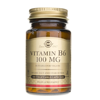 Solgar - Vitamin B6 100mg 100kaps. - Vitamin B6 100mg 100kaps.