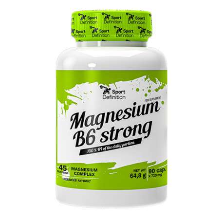 Sport Definition Magnesium B6 Strong 90kaps. Magnesium B6 Strong 90kaps.