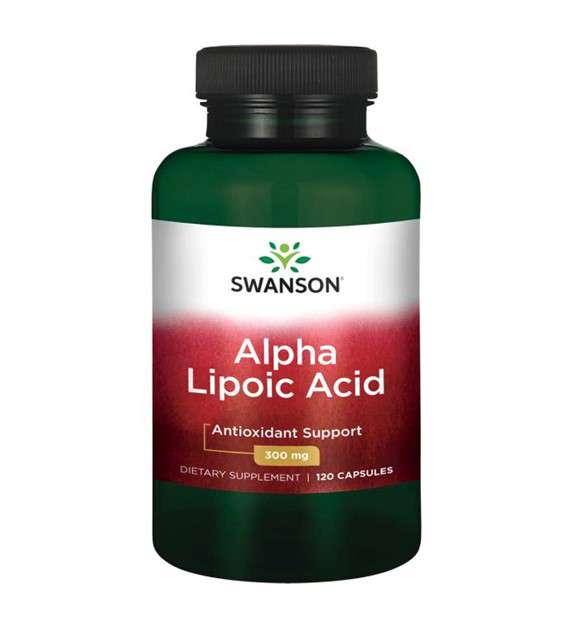 Swanson Alpha Lipoic Acid 300mg 120kaps. Zdjęcie główne
