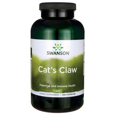 Swanson - Cat's Claw 500mg 250kaps. - Cat's Claw 500mg 250kaps.