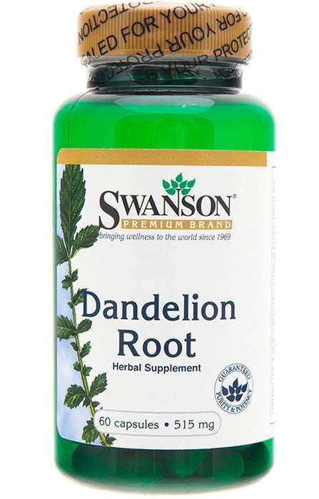 Swanson Dandelion Root 60kaps. Zdjęcie główne