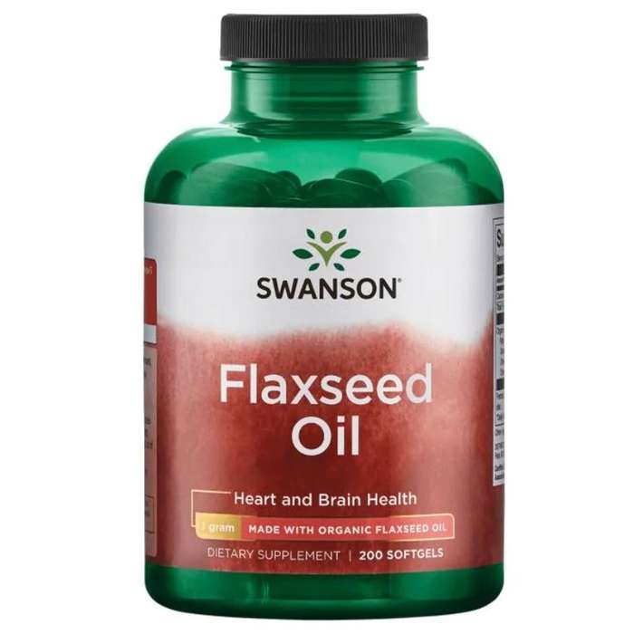 Swanson Flaxseed Oil 200kaps. EFAs Flaxseed Oil 200kaps.