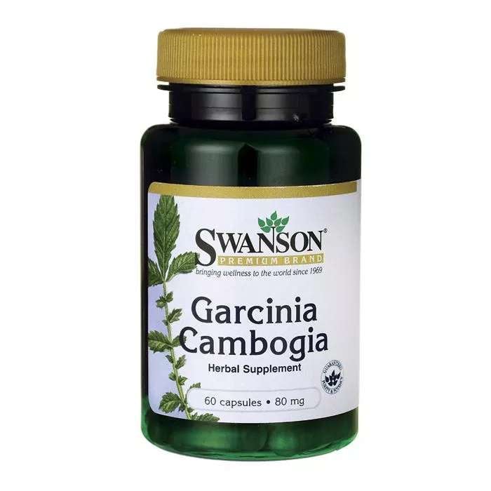 Swanson Garcinia Cambogia 5:1 80mg 60kaps. Zdjęcie główne