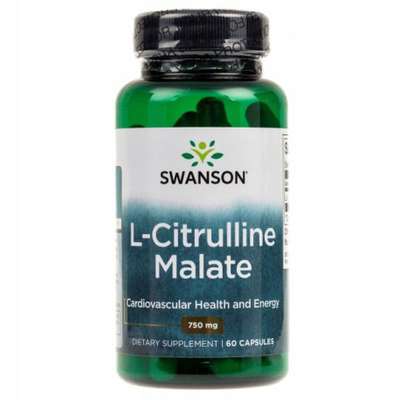Swanson - L-Citrulline Malate 750mg 60kaps. - L-Citrulline Malate 750mg 60kaps.