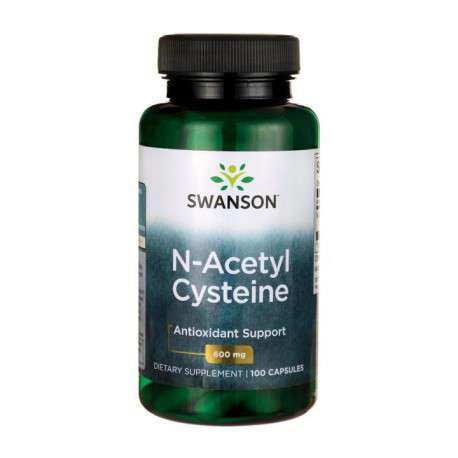 Swanson NAC N-Acetyl Cysteine 100kaps. Zdjęcie główne