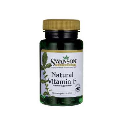 Swanson - Natural Vitamin E 400IU 100kaps. - Natural Vitamin E 400IU 100kaps.