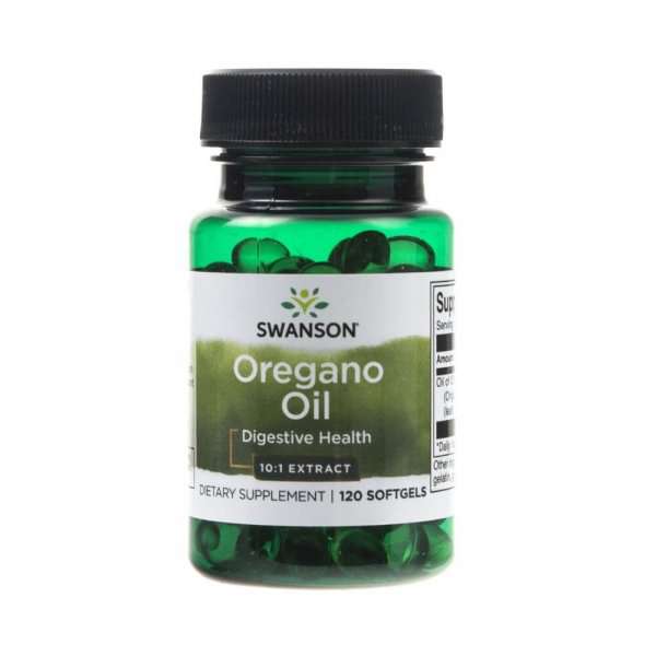 Swanson Oregano Oil 150mg 120kaps. Zdjęcie główne