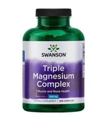 Swanson - Triple Magnesium Complex 400mg 300kaps. - Zdjęcie główne