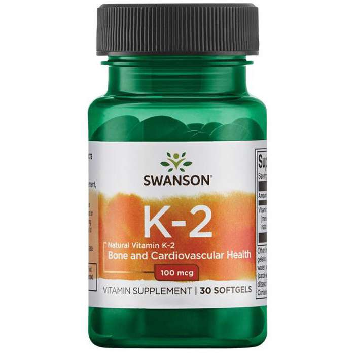 Swanson Vitamin K2 100mcg 30kaps. Zdjęcie główne