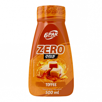 6PAK Nutrition - Syrup Zero 500ml Toffee - Zdjęcie główne