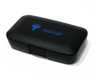 Trec - Pudełko na Tabletki - Pillbox Stronger Together Black - Zdjęcie główne