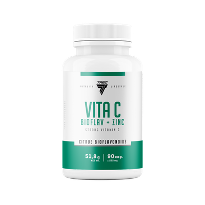 Trec - Vitality Vita C Bioflav + Zinc 90kaps. - Vitality Vita C Bioflav + Zinc 90kaps.