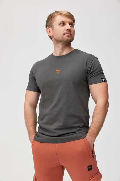 Trec Wear Basic Tshirt 151 PRINT GRAPHITE 1