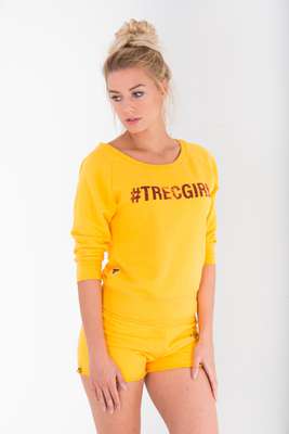 Trec Wear - Sweatshirt - TrecGirl 002 - Yellow - Zdjęcie główne