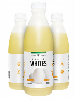 Trec - Zestaw 3x Płynne Białko Jaj Kurzych - Liquid Egg 1000g - Trec Better Food Liquid Egg Whites - Płynne Białko Jaj Kurzych 1000g