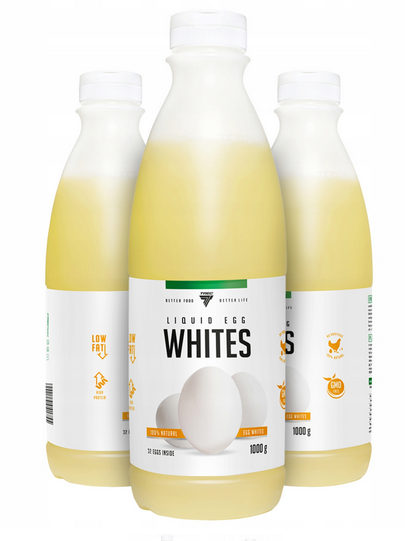 Trec Zestaw 3x Płynne Białko Jaj Kurzych - Liquid Egg 1000g Trec Better Food Liquid Egg Whites - Płynne Białko Jaj Kurzych 1000g
