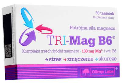 Olimp - Tri-Mag B6 Magnez 30tab. - zdjęcie główne