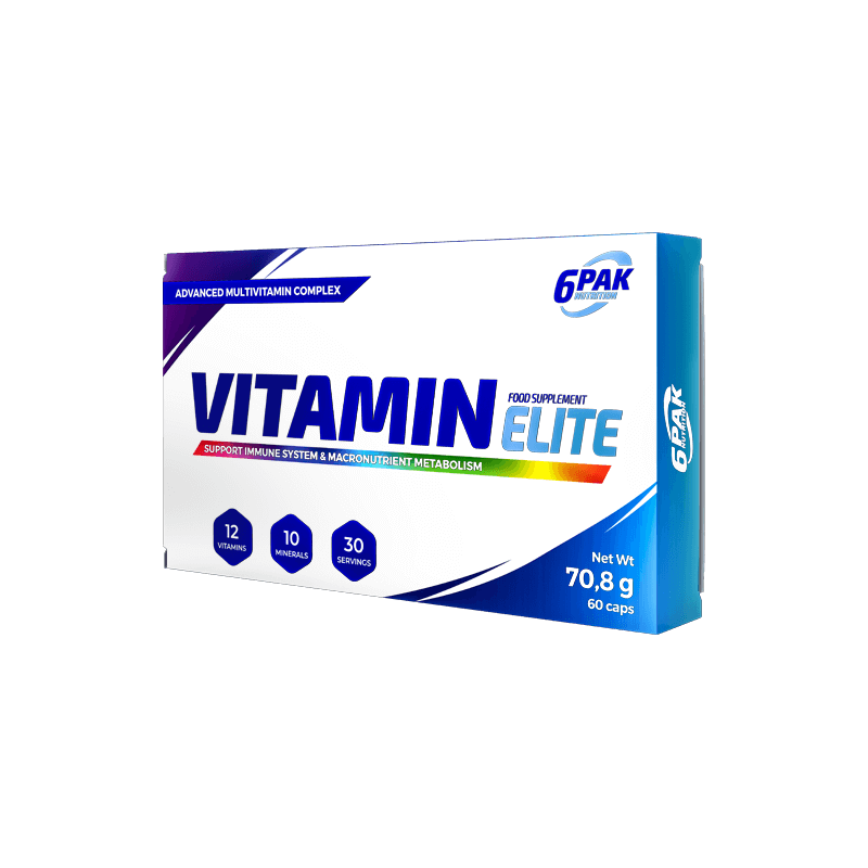 Zdjęcia - Witaminy i składniki mineralne 6Pak Nutrition Vitamin Elite 60Kaps. 
