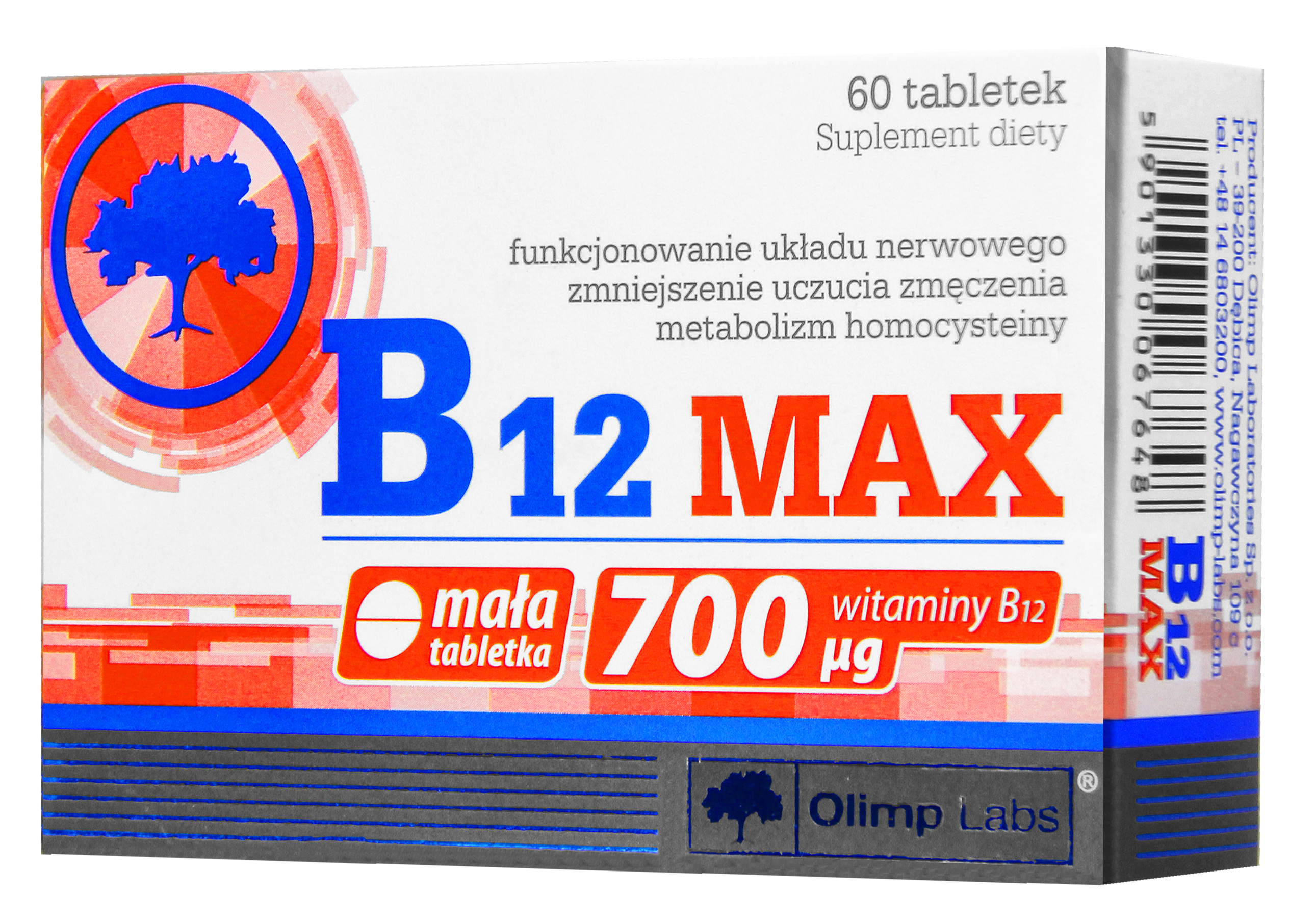 Фото - Вітаміни й мінерали Olimp B12 Max 60Tab. 