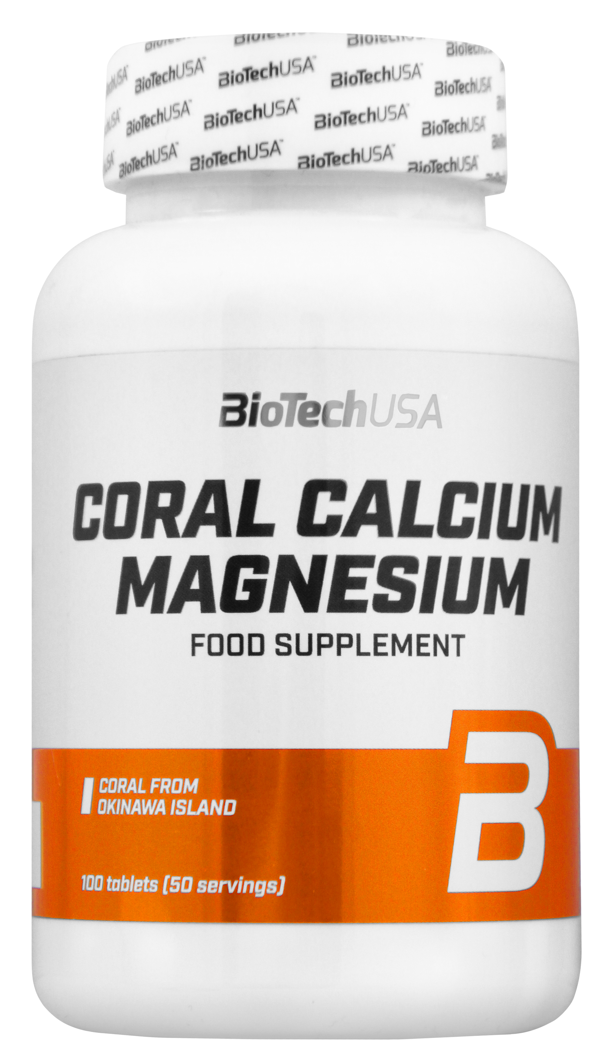 Фото - Вітаміни й мінерали BioTech Usa Coral Calcium Magnesium 100Tab. 