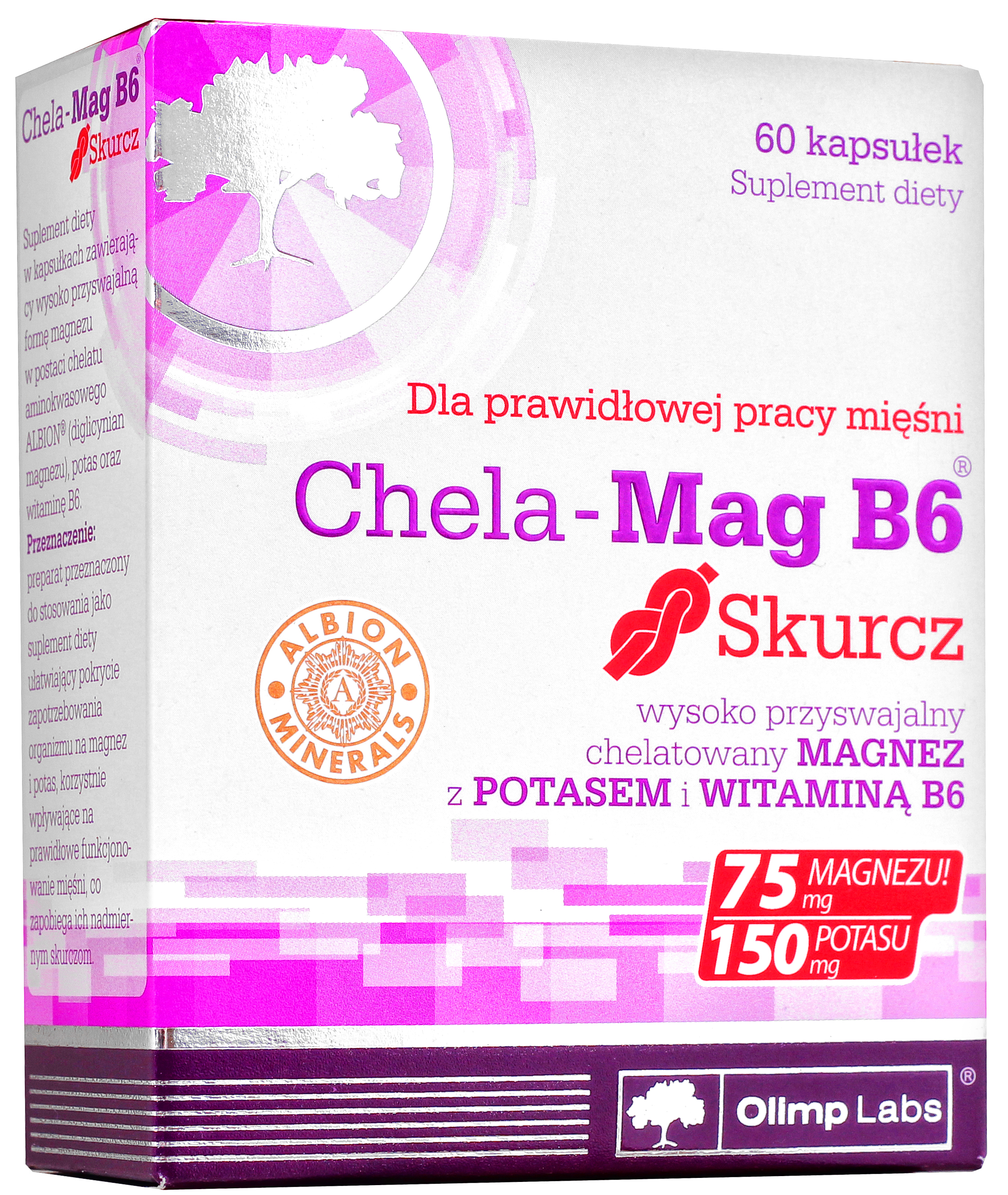 Фото - Вітаміни й мінерали Olimp Chela-Mag B6 Skurcz 60Kaps. 