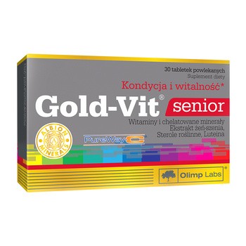 Фото - Вітаміни й мінерали Olimp Gold-Vit Senior 30Tab. 