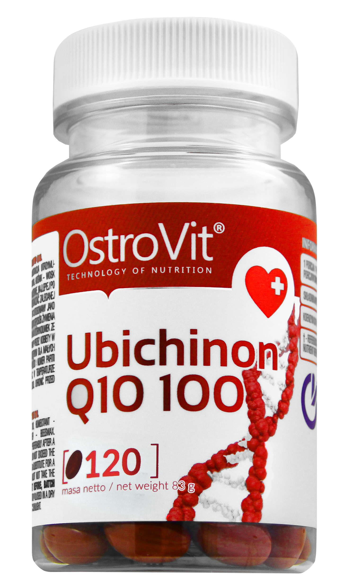 Фото - Вітаміни й мінерали OstroVit Ubichinon Q10 100 120Kaps. 