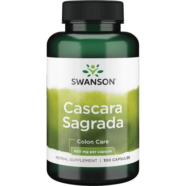Фото - Вітаміни й мінерали Swanson Cascara Sagrada 100Kaps. 