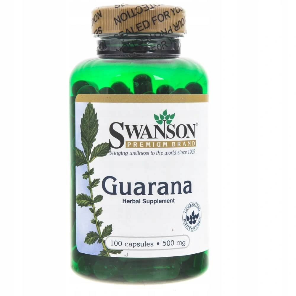 Фото - Вітаміни й мінерали Swanson Guarana 100Kaps. 
