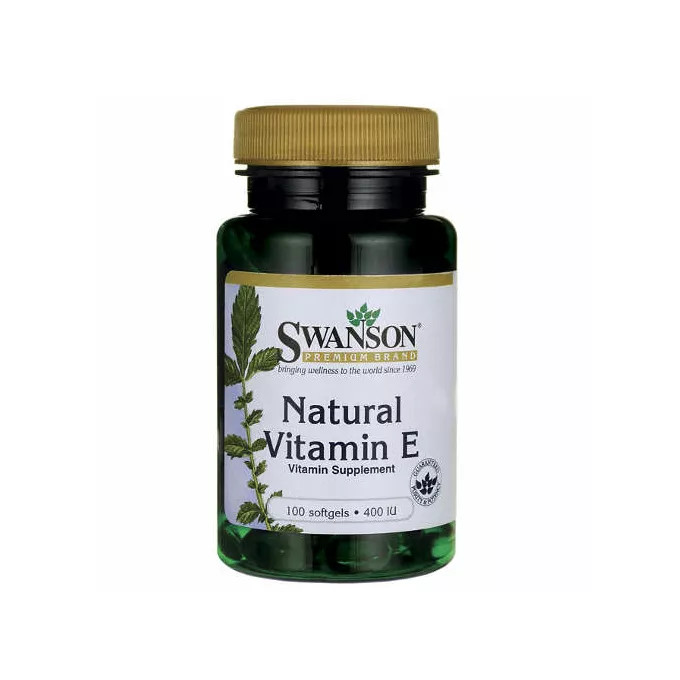 Фото - Вітаміни й мінерали Swanson Natural Vitamin E 400Iu 100Kaps. 