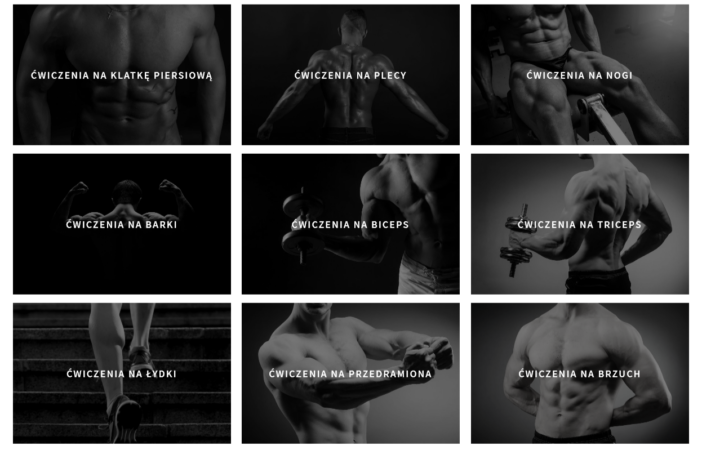 ćwiczenia na mięśnie - atlas ćwiczeń