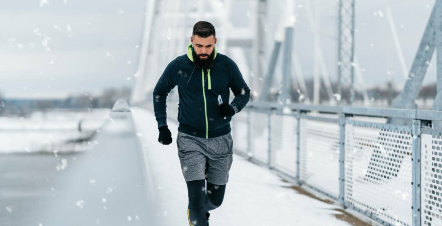 bieganie na mrozie
