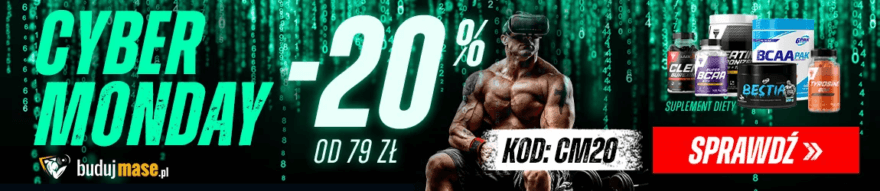 Suplementy i odżywki Cyber Monday 2024