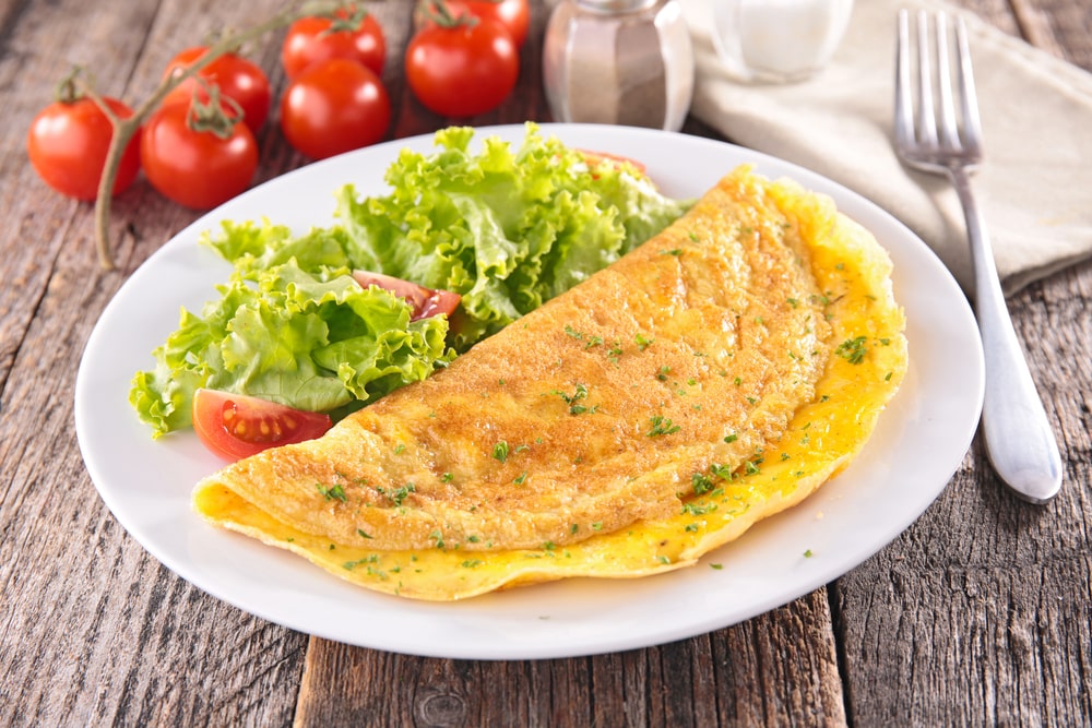 omlet białkowy - przepis na omlet proteinowy