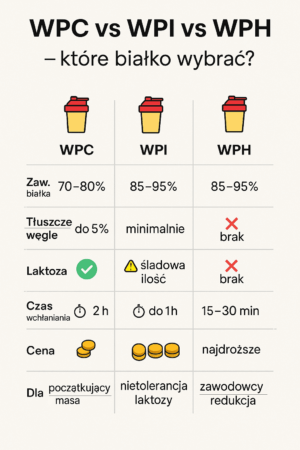 porównanie białek