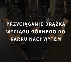 przyciąganie drążka za głowę