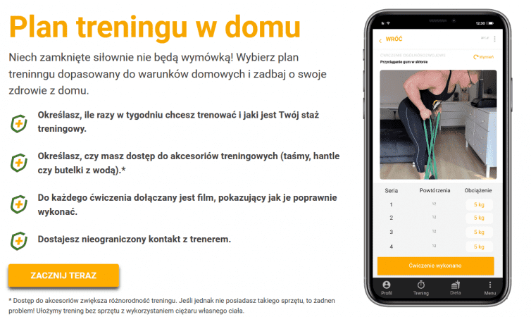 Plan treningowy w domu - jak ułożyć plan w domu?