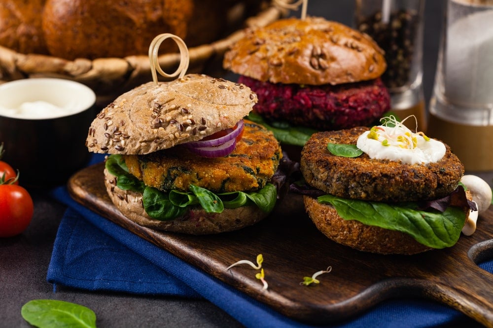 wege burgery roślinne - zamienniki mięsa dla wegetarian