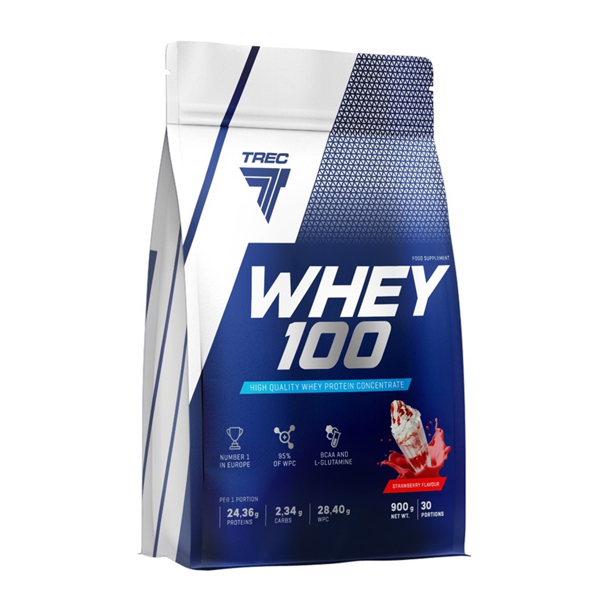 Trec Whey 100 - działanie, dawkowanie, opinie